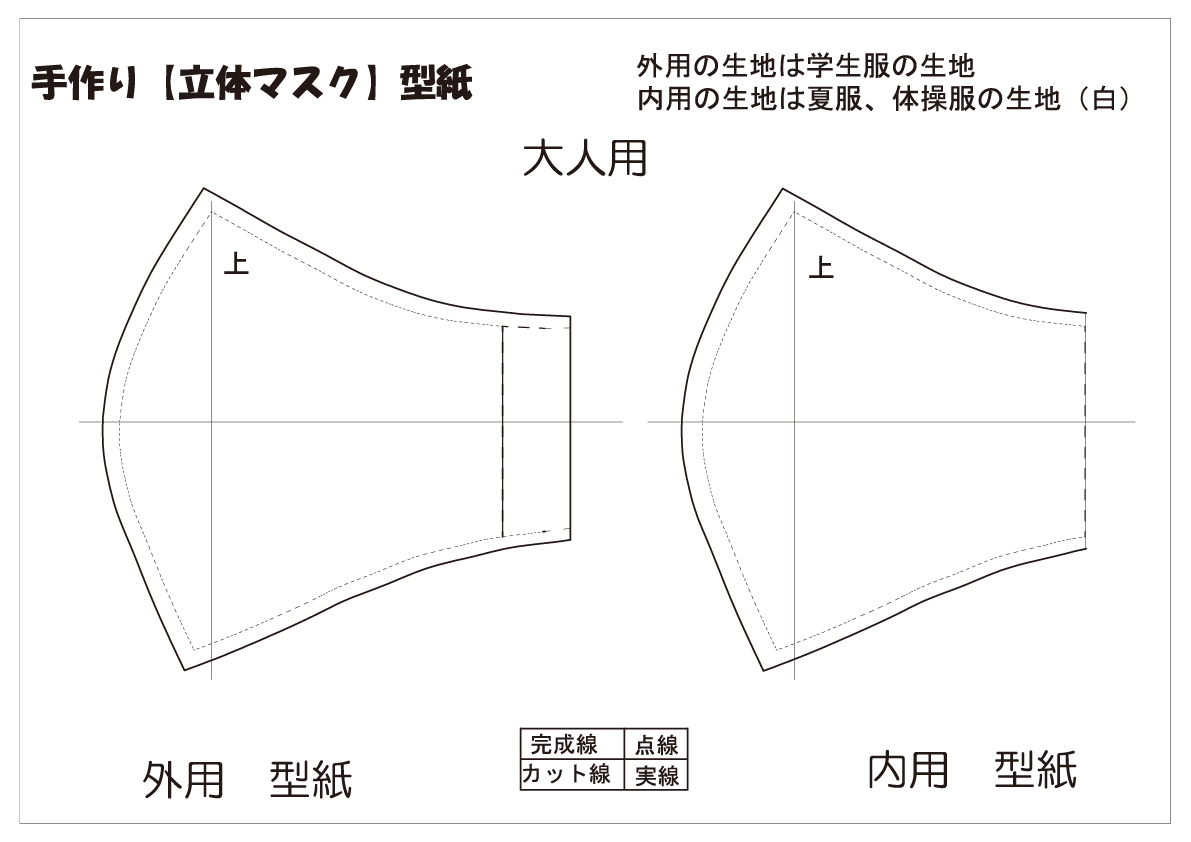 大人用型紙